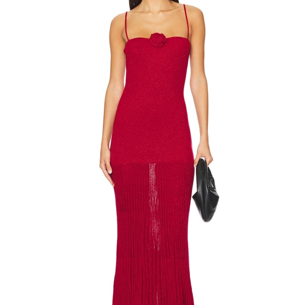 Revolve Lovers and Friends Aster Maxi Dress in Red
